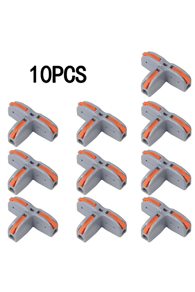 T11-10PCS 5PCS/10pcs T3 Quick Connector T-Clip Three-Way And Four-Way Splitter T-Clip Cable Branch Q