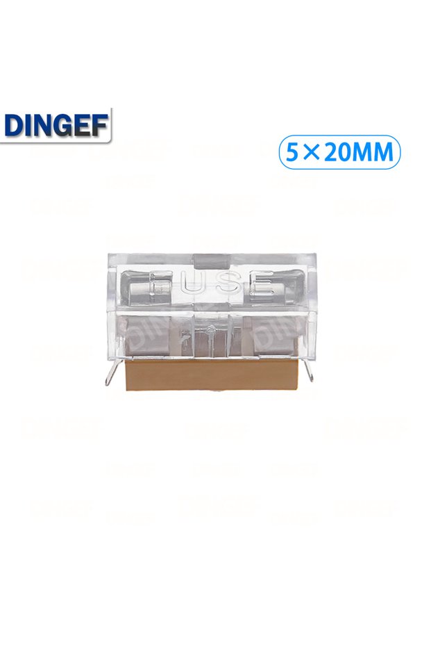 No Fuse 5x20mm 5PCS 5*20mm 6*30mm 250V Glass Fuse Holder Transparent Holder With Transparent Cover F