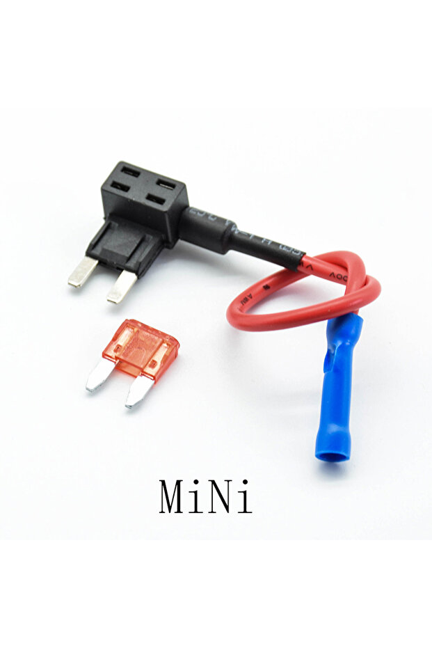 2pcs Mini 2Pcs Car Fuse Holder 12V Micro/Mini/Standard Size Add-a-circuit Piggy Back Fuse TAP Ada
