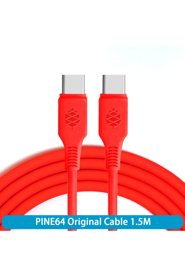 PINE64 Cable 1.5M PINE64 Original Type-C Silicone Power Cable 350° High-Temperature Resistance Speci