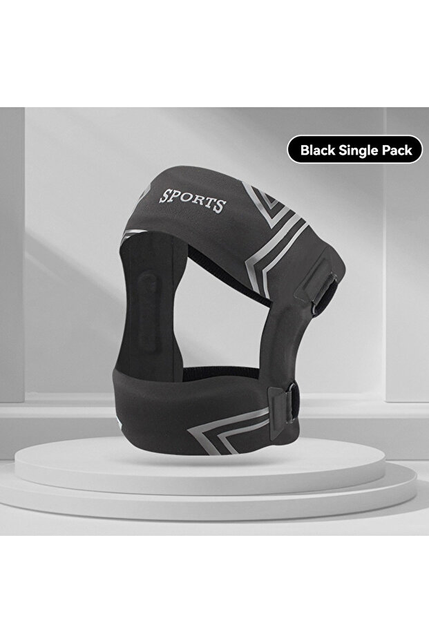 Black GETINFIT 1Pcs Knee Support Anti-sprain Patellar Protection Belt Shock-absorbing Pressure-incre