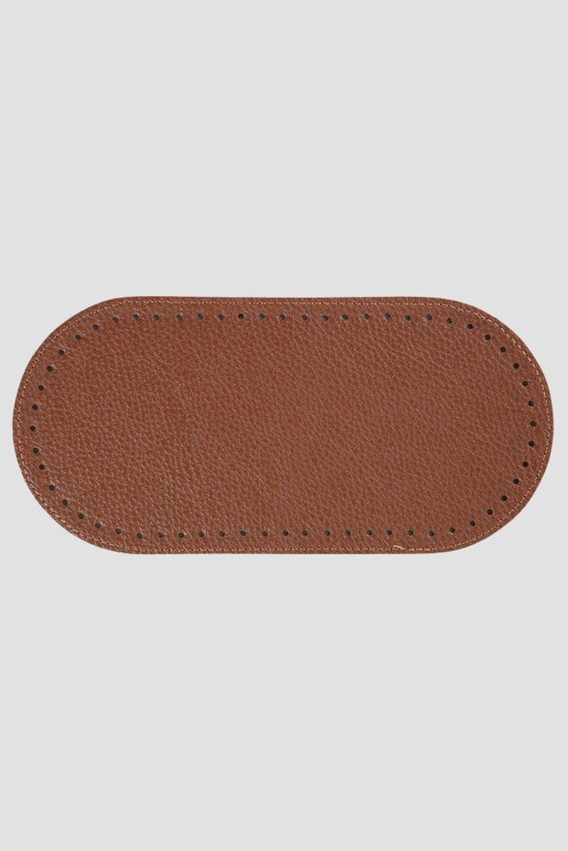 Oval Bag Base 27X13 cm Tan