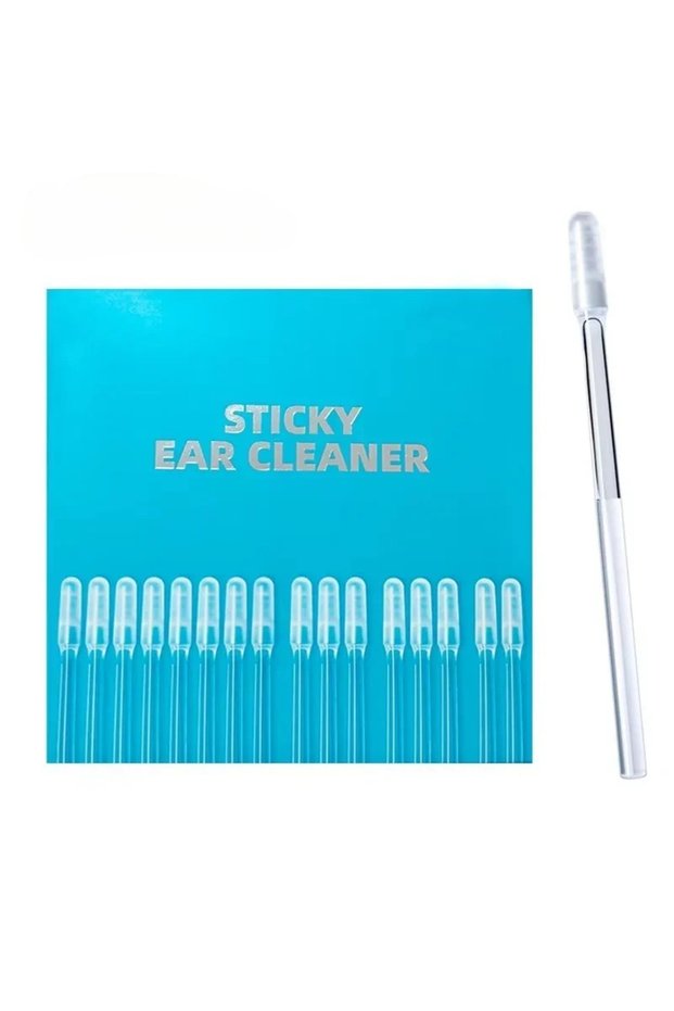 24pcs 24Pcs/Box Disposable Silicone EarWax Remover Sticky Ear Pick for Kids Olders Adult S/L Ear Cle