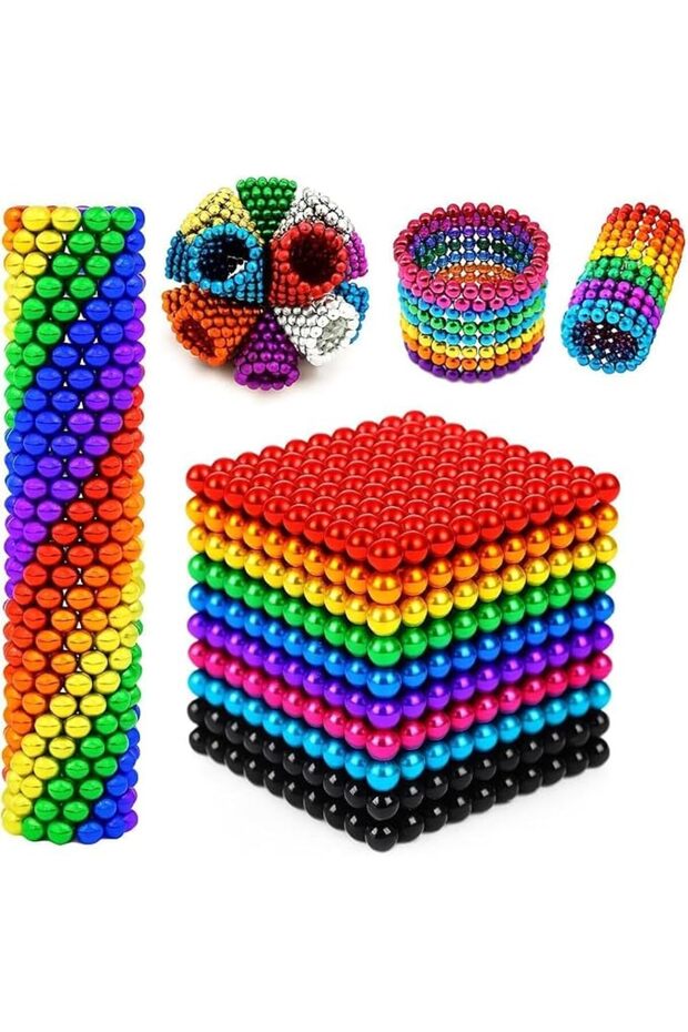 216-Piece 3D Stress-Relief Building Blocks