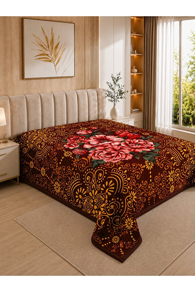 Osotto Double Layer Embossed Blanket | 220X240 cm | 5 kg | Thick & Soft Monterio