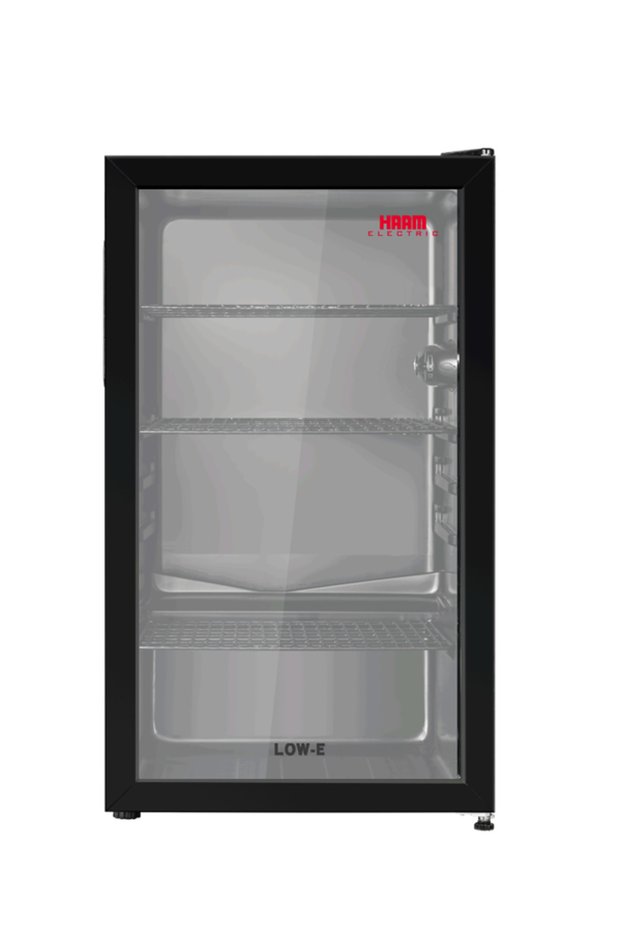ثلاجة عرض سوداء بطول 3.3 قدم طراز HM135BJC-G26
