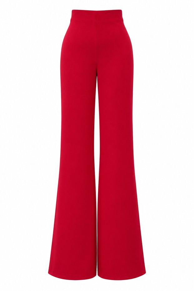 Wide Leg Basic Trousers