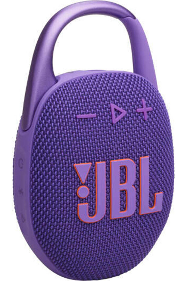 , Portable Clip 5 Speaker, Bluetooth, Purple