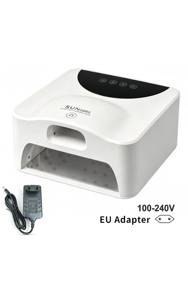 100V-240V EU Plug SUN-26RS White EU 2-in-1 Thumb & Full Hand UV LED Nail Lamp Fast Drying Nail Dryer