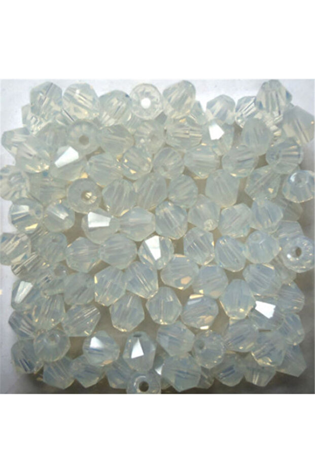 4mm 100pcs milky white 3mm 4mm 6mm 8mm Bicone Faceted Crystal beads Austria Glass Beads Loose Beads