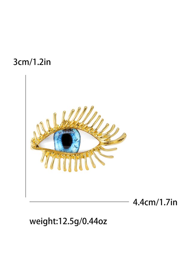 Yellow4189 Rhinestone Evil Eye Pins for Women Eyes Brooches Banquet Party Backpack Gifts Jewelry Acc