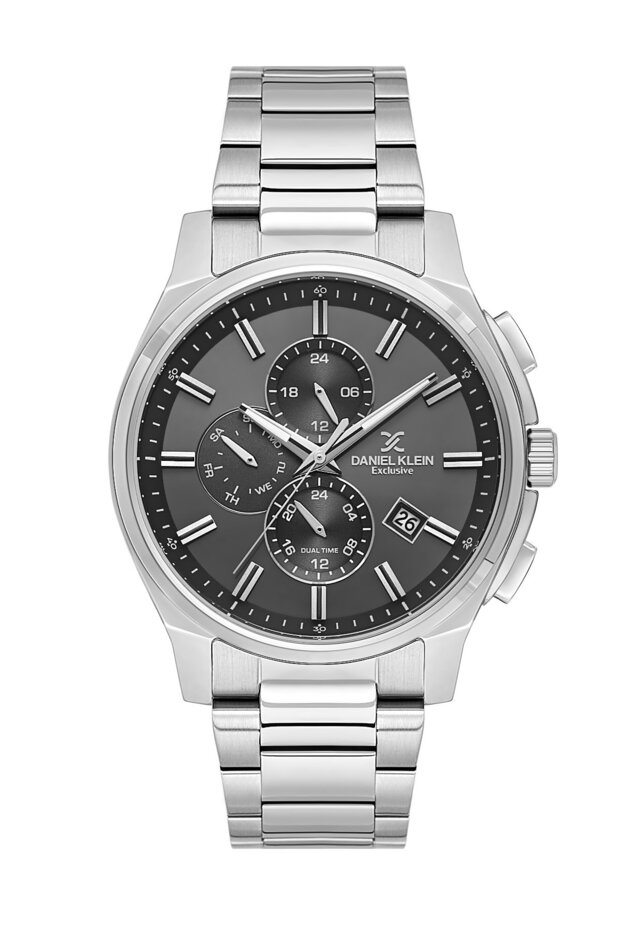 Dial Black Band Silver Color 44 mm Inner Indicators Active Gift Packaged Men Wristwatch