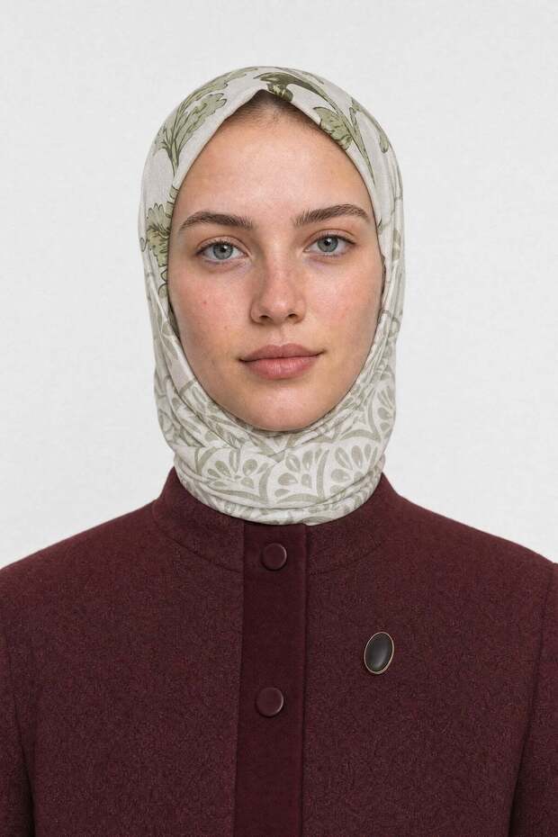 Veil Pattern Organic Scarf