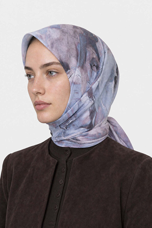 Garden Pattern Organic Scarf
