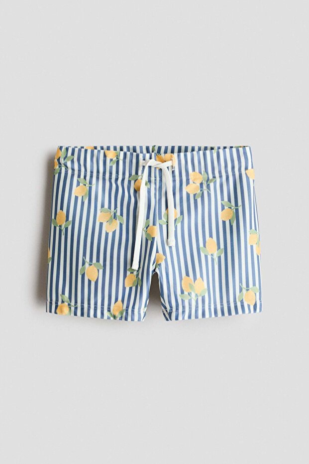 Printed swimming trunks