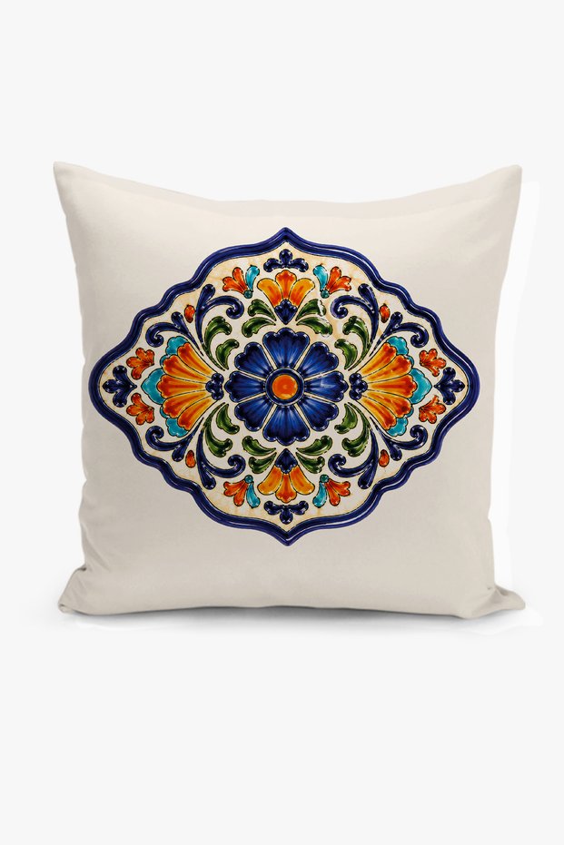 Double-Sided Digital Print Throw Pillow Cover - Traditional Series