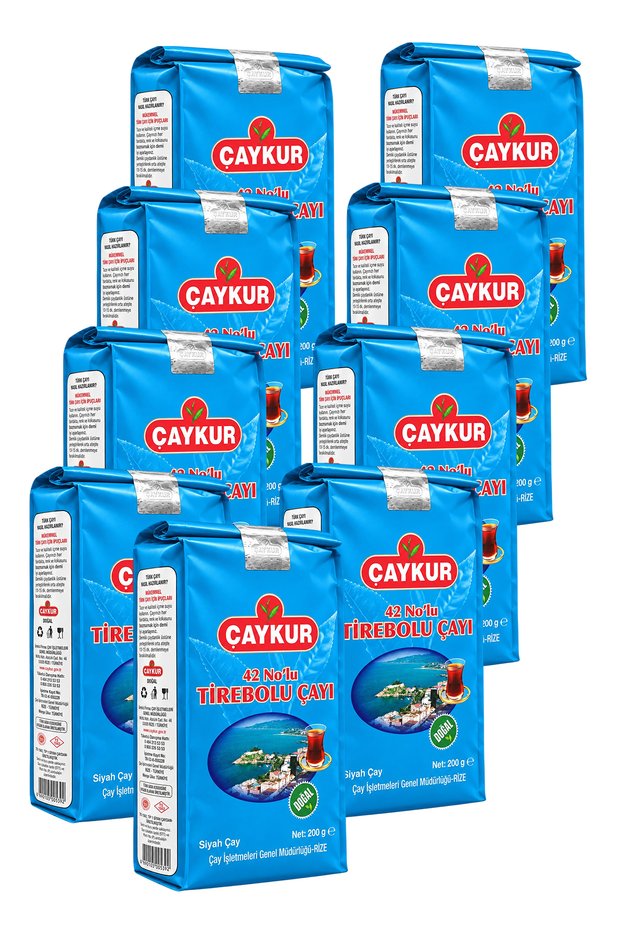 No. 42 Tirebolu Bulk Tea 200 Gr. Nine-Pack