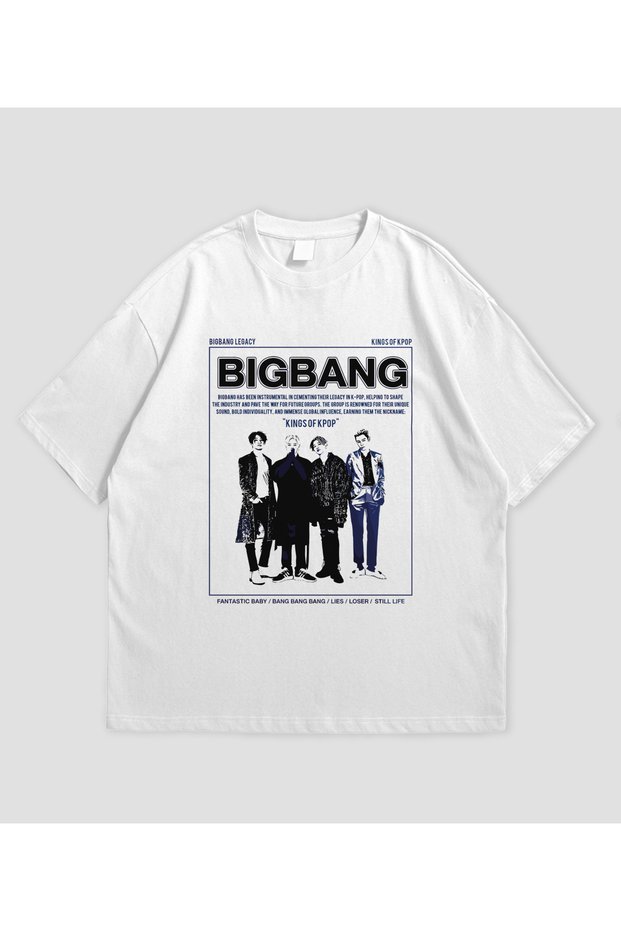 Bigbang Printed Unisex Oversize T-Shirt