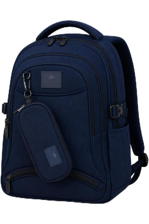 Kids School Backpack with Pencil Case, Lightweight Water Resistant School Bag with Laptop Compartment, Ergonomic Back Support for Middle & High School Kids