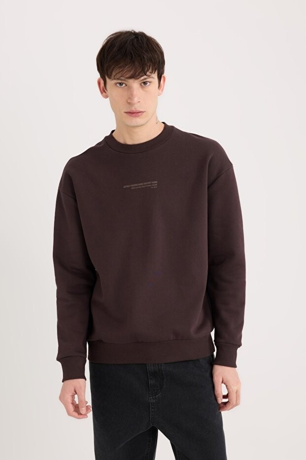 Men's Sweat X8282Az/Bn337 Brown