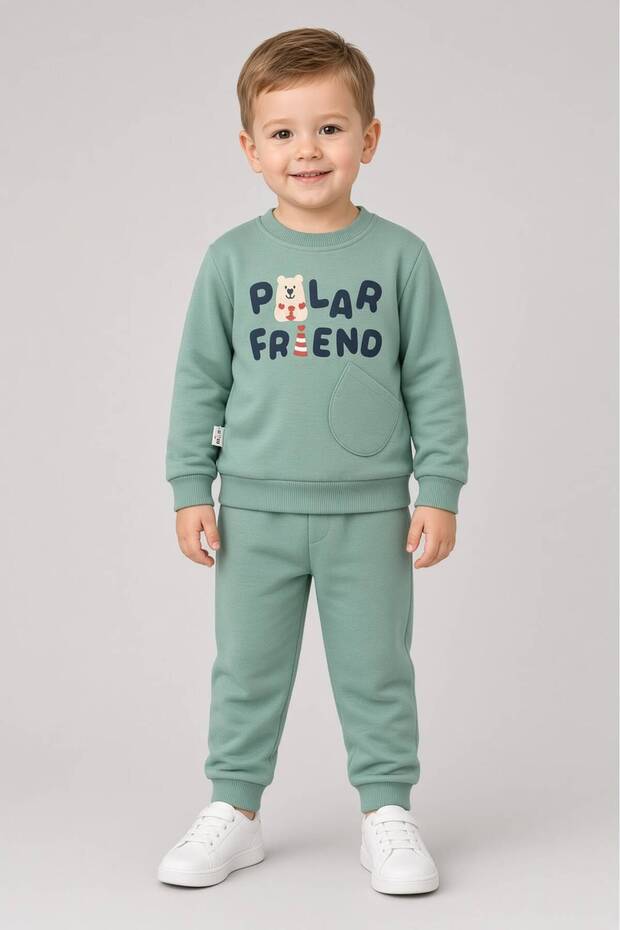 Polar Friend Yazili Men's Children's Suit