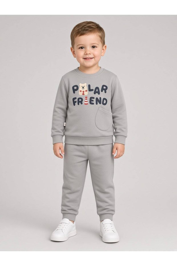 Polar Friend Yazili Men's Children's Suit
