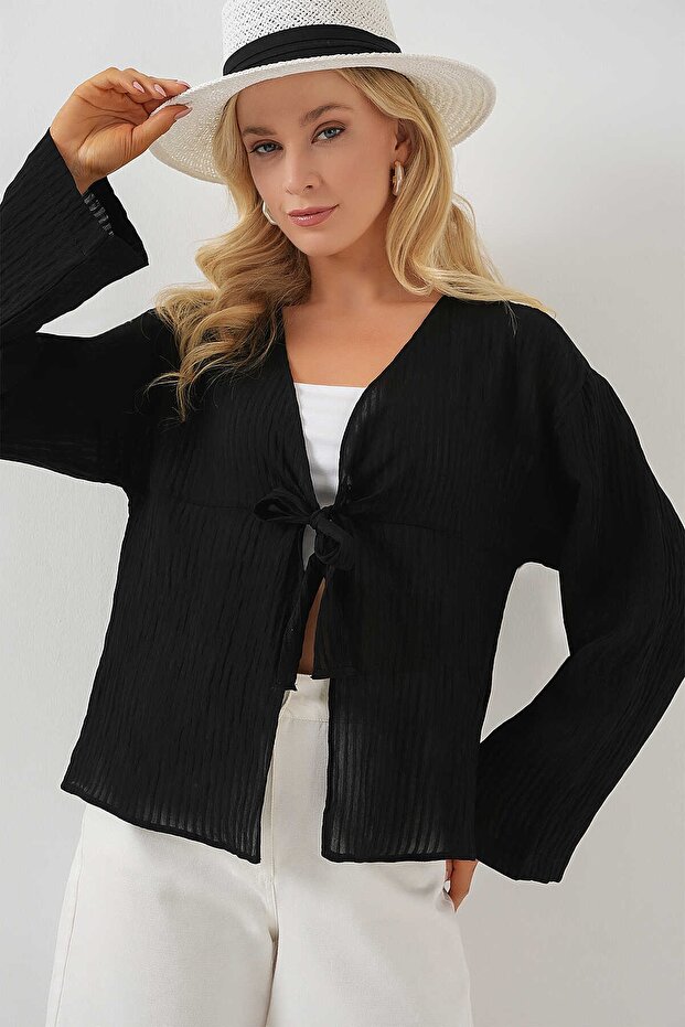 Women's Blouse 952 Black