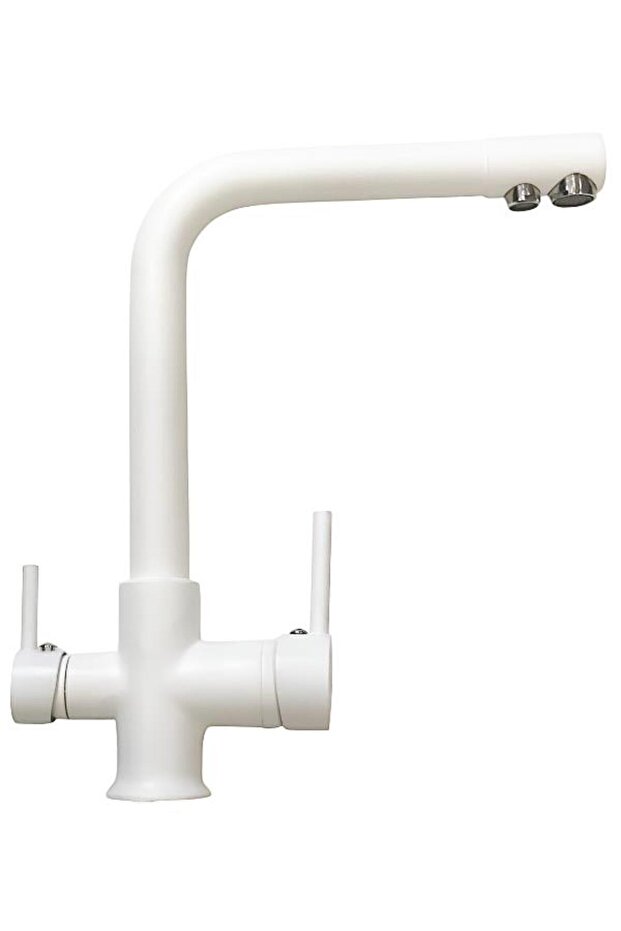 Glmb 285802 Aura 3-Way White Kitchen Faucet