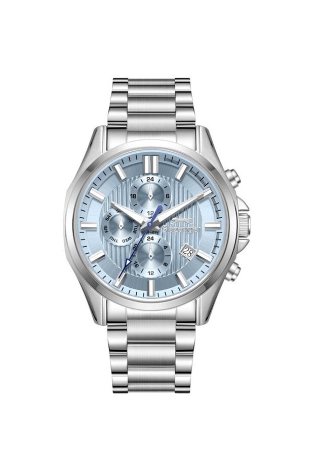 Sl.09.2632.2.300 Quartz Steel Gray 10 Atm 43 mm Men's Wristwatch