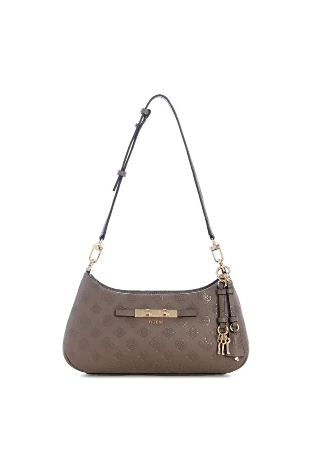 Women's Bag Shoulder Baguette Logo Patterned Adjustable Strap Charm Stylish Hwpd2225180