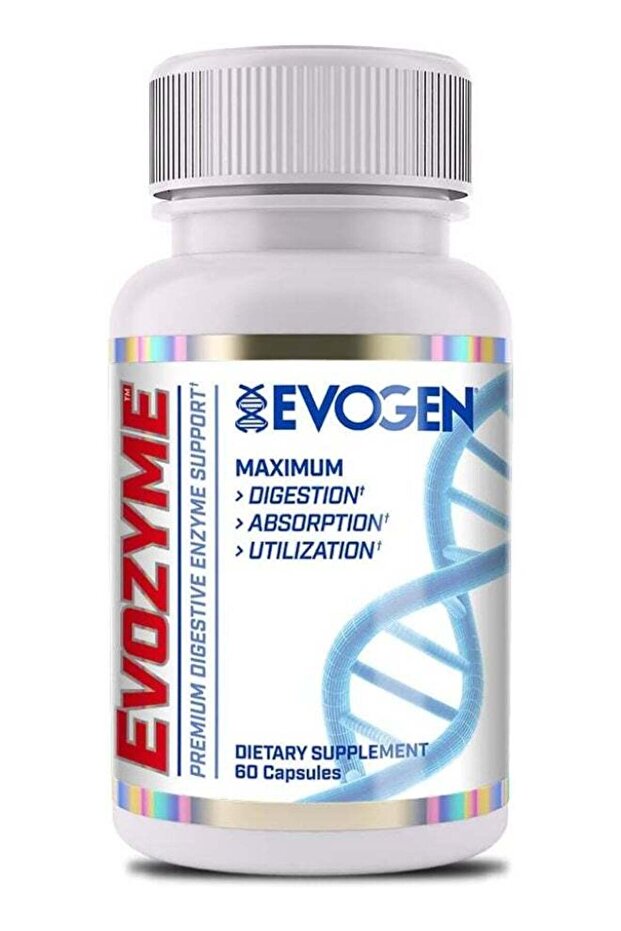 Evozyme Digestive Enzymes 60 Servings – High Digestive Enzyme Formula with Protease & Lactase for Nutrient Absorption