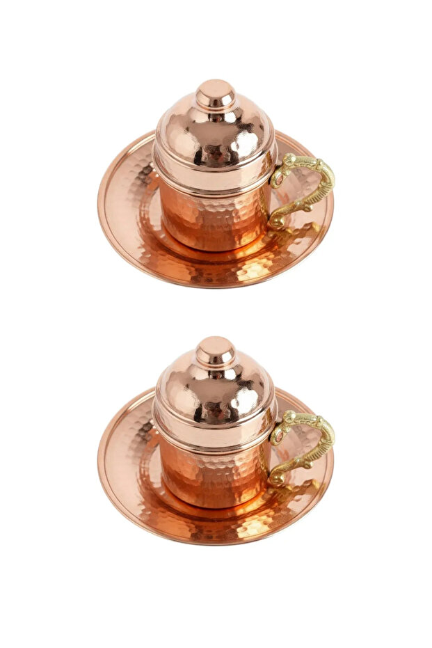 Copper Coffee Cup Set