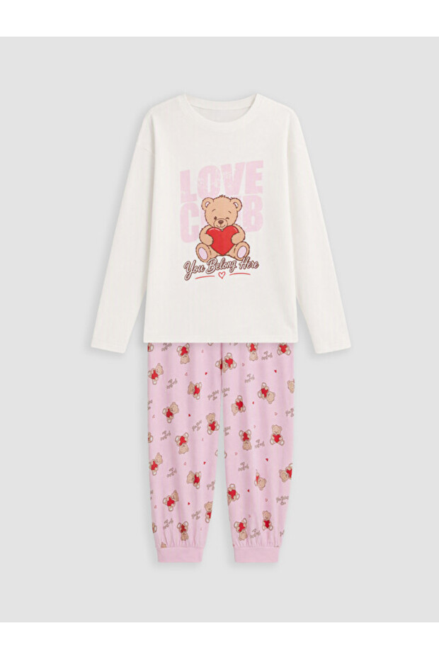 I Zero Roba Collar Girl's Pajama Set from Freezen Store