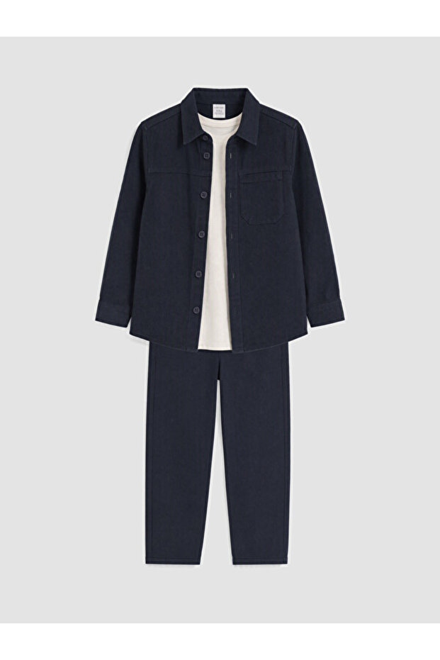 Shining Choices Boys' Gabardine Suit from Shining Store