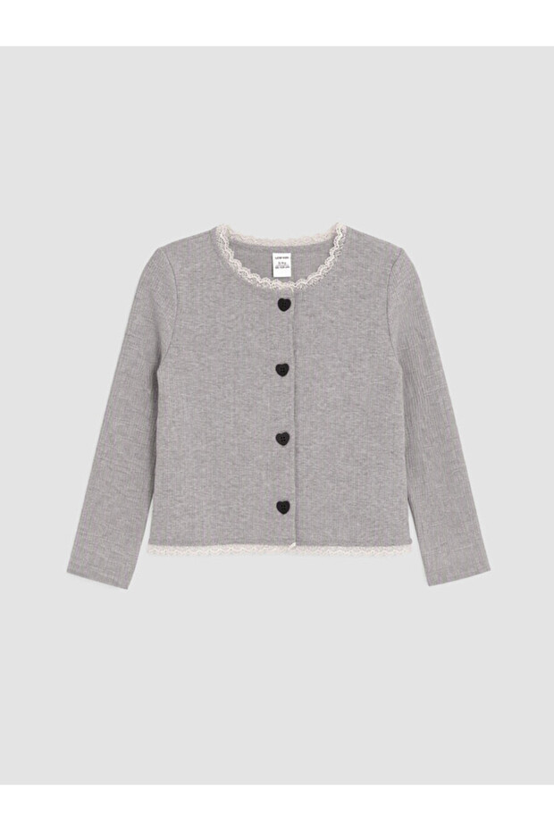 Zero Roba Collar Girl's Cardigan for Style Seekers from Uzg Store