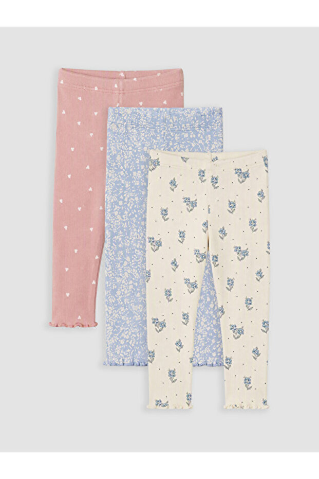 Esvab • Modern & Stylish Baby Girl Leggings 3-Pack