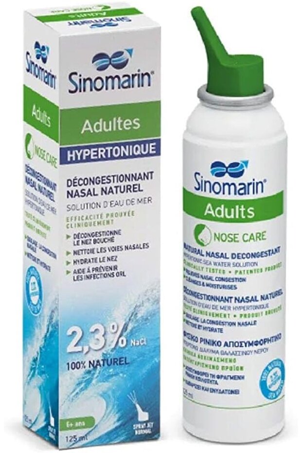 Sea Water Solution Blocked Nose Adults 125ml
