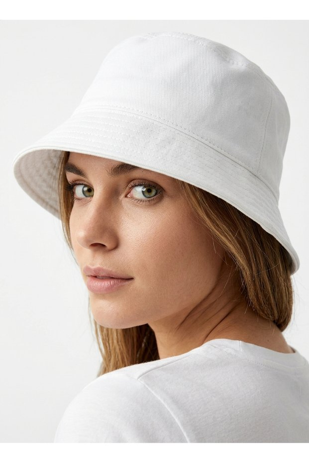 Unisex 100% Cotton Premium Denim Bucket Hat - Denim Fisherman Bucket Hat