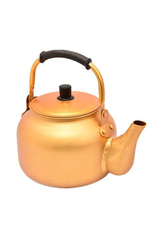Aluminium Tea Kettle Gold/Black 3Liters
