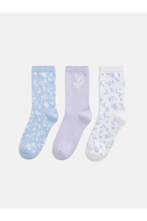 Patterned Women's Socks 3-Pack (W6)