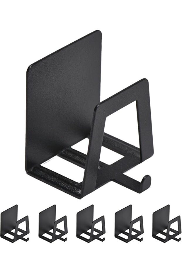 6 Pack Pot Lid Holders with Hook, Pot and Pan Hangers for Kitchen Inside Cabinet Wall Mount Rack Cab