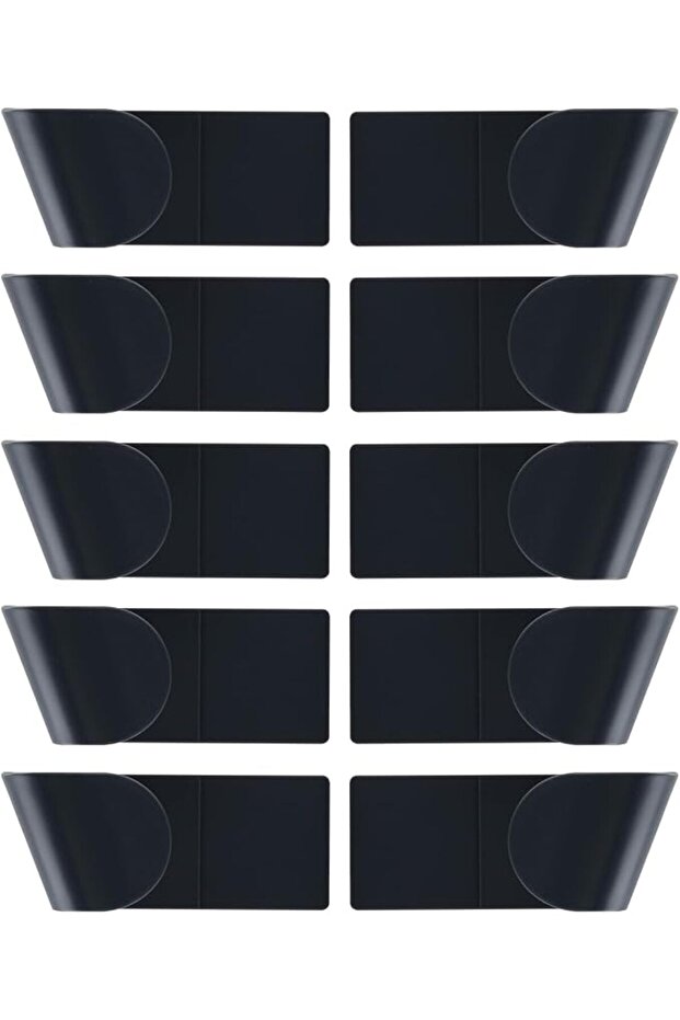 Luckious Pan Lid Holder: 10Pcs Wall Mount Pot Lid Racks - Adjustable Punch-Free Organizer for Pot Co
