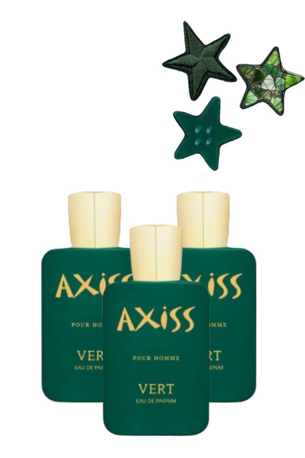 3 قطع Axiss Pour Homme Vert عطر 100ML