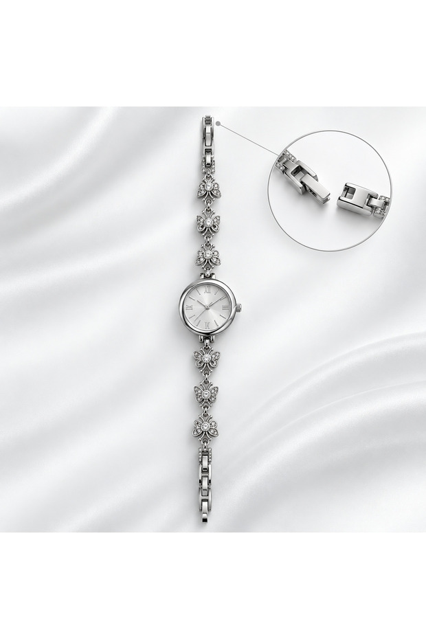 Butterfly Detailed - Minimal Elegant Women's Wristwatch