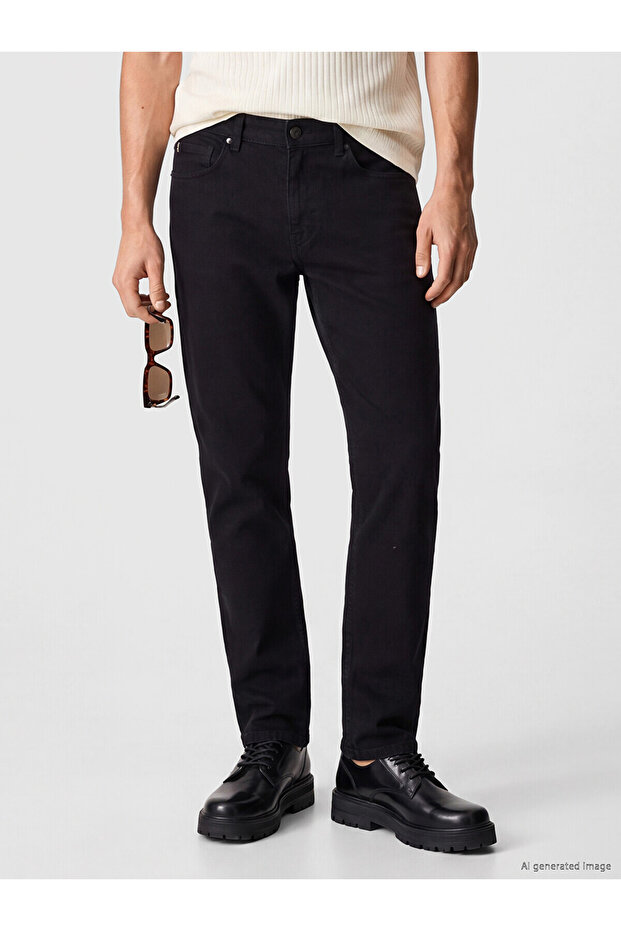 Lcw Jeans Black 779 Regular Fit Men's Jean Pants