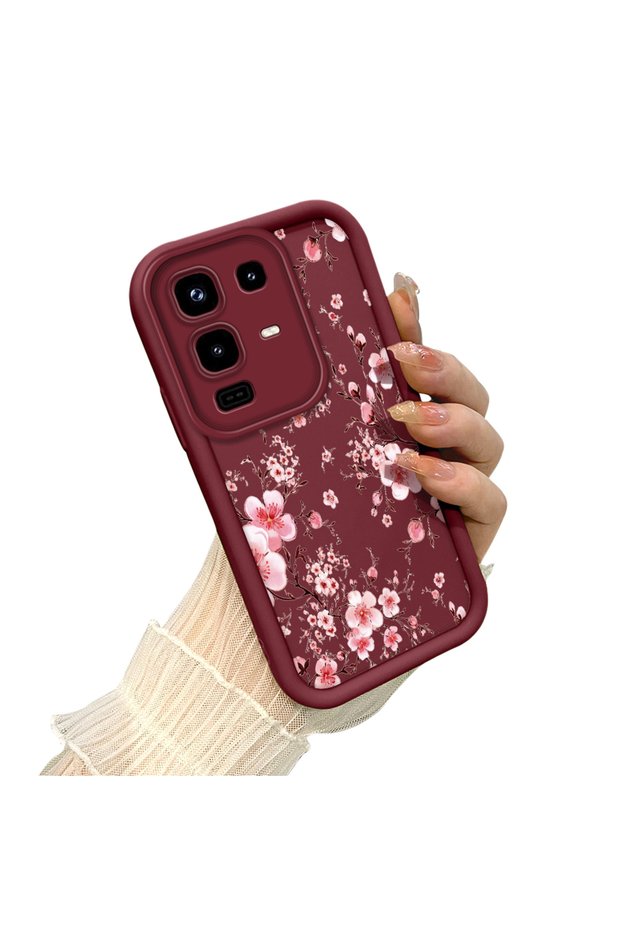 Infinix Note 50 Pro 4g Compatible Elegant Dal Cherry Blossom Case, Fresh Young Girl Air