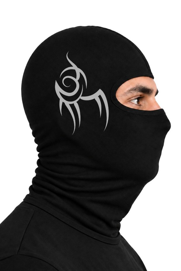 Unisex Motorcycle Balaclava Snow Mask with Reflector Detail Breathable Summer-Winter – Tribal Vortex