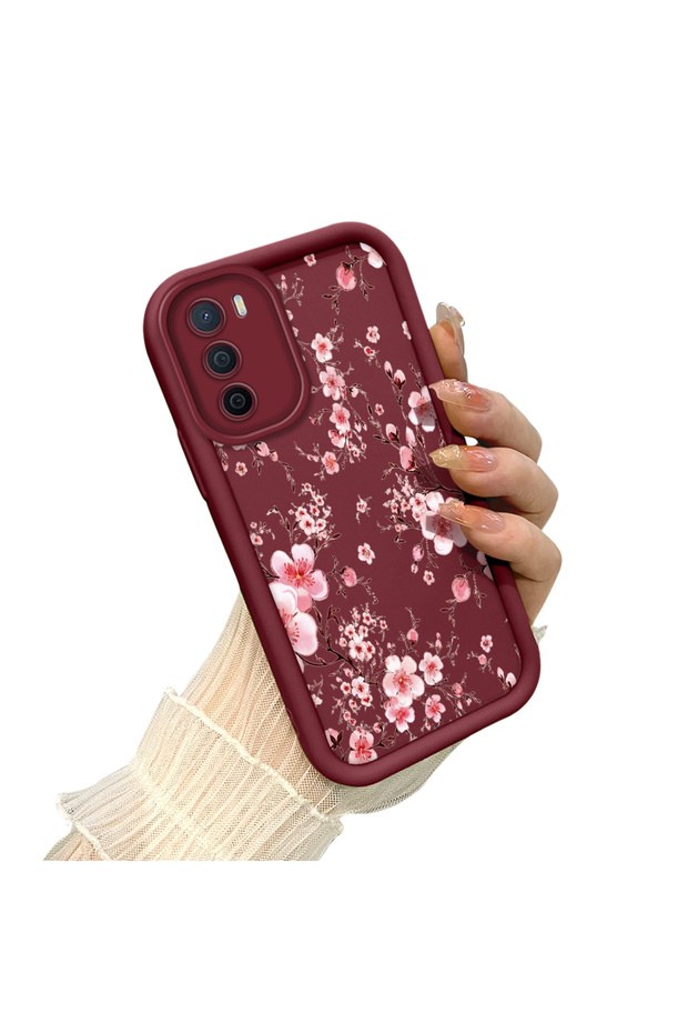 Oppo A54S Compatible Elegant Dal Cherry Blossom Case, Fresh Young Girl Air