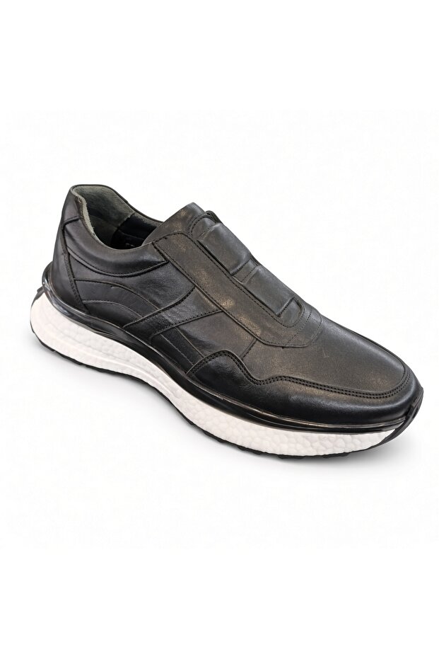 Laceless Leather Shoes