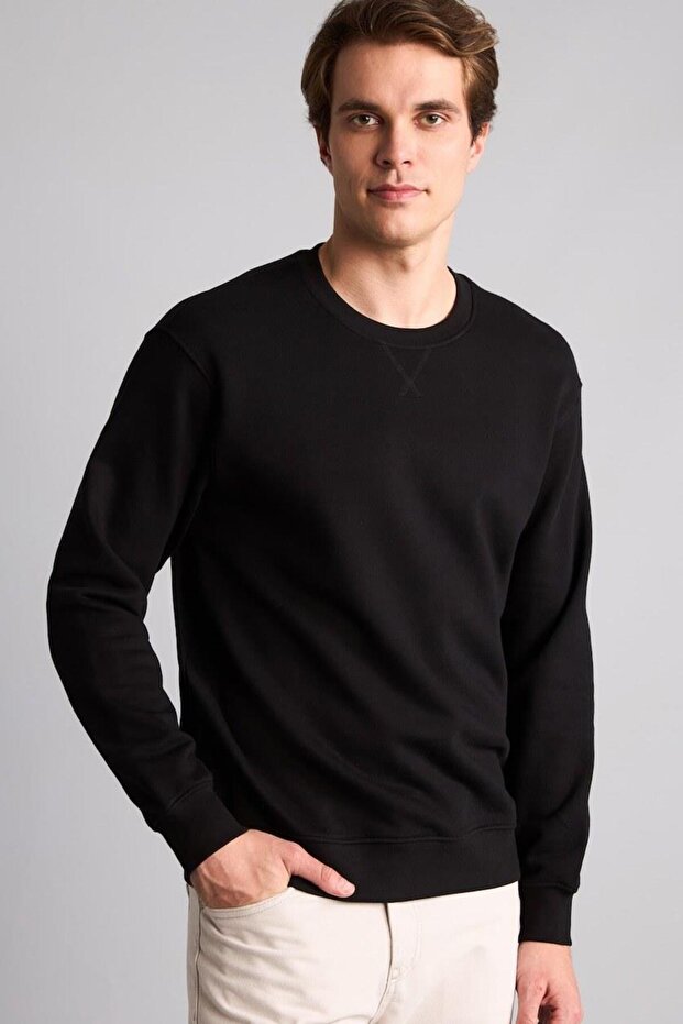 Cotton Regular Fit Basic Sweatshirt (26 Au)